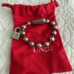 UNOde50 Silver Snowflake Bracelet